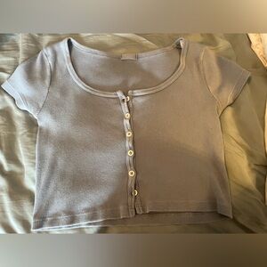 Light blue brandy melville zelly top, one size